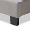 Baxton Studio Willis Modern Light Grey Upholstered Full Size Bed 136-7463 - alternate 4